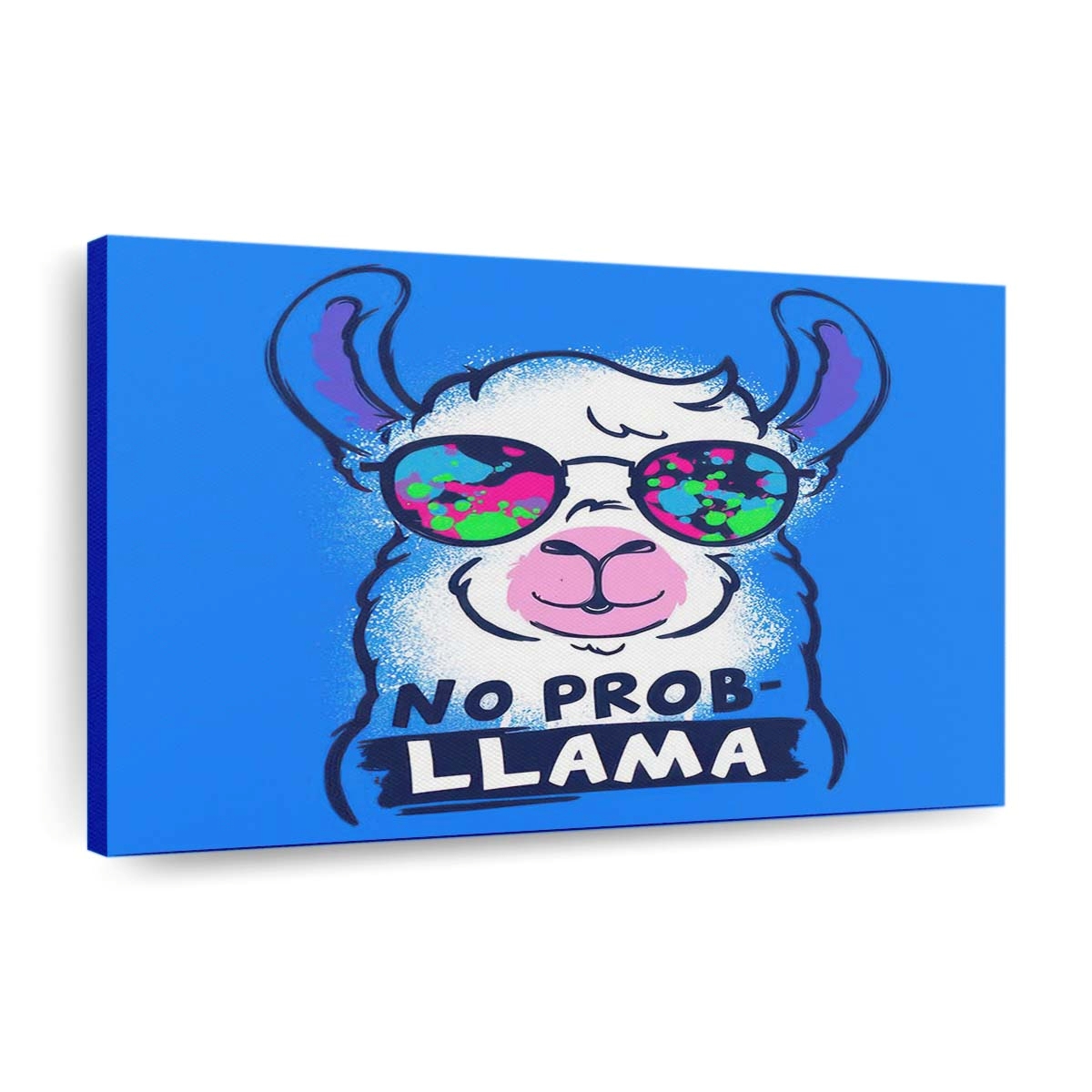 Kein Probllama Leinwandbilder - Wanddeko no probllama standard v2