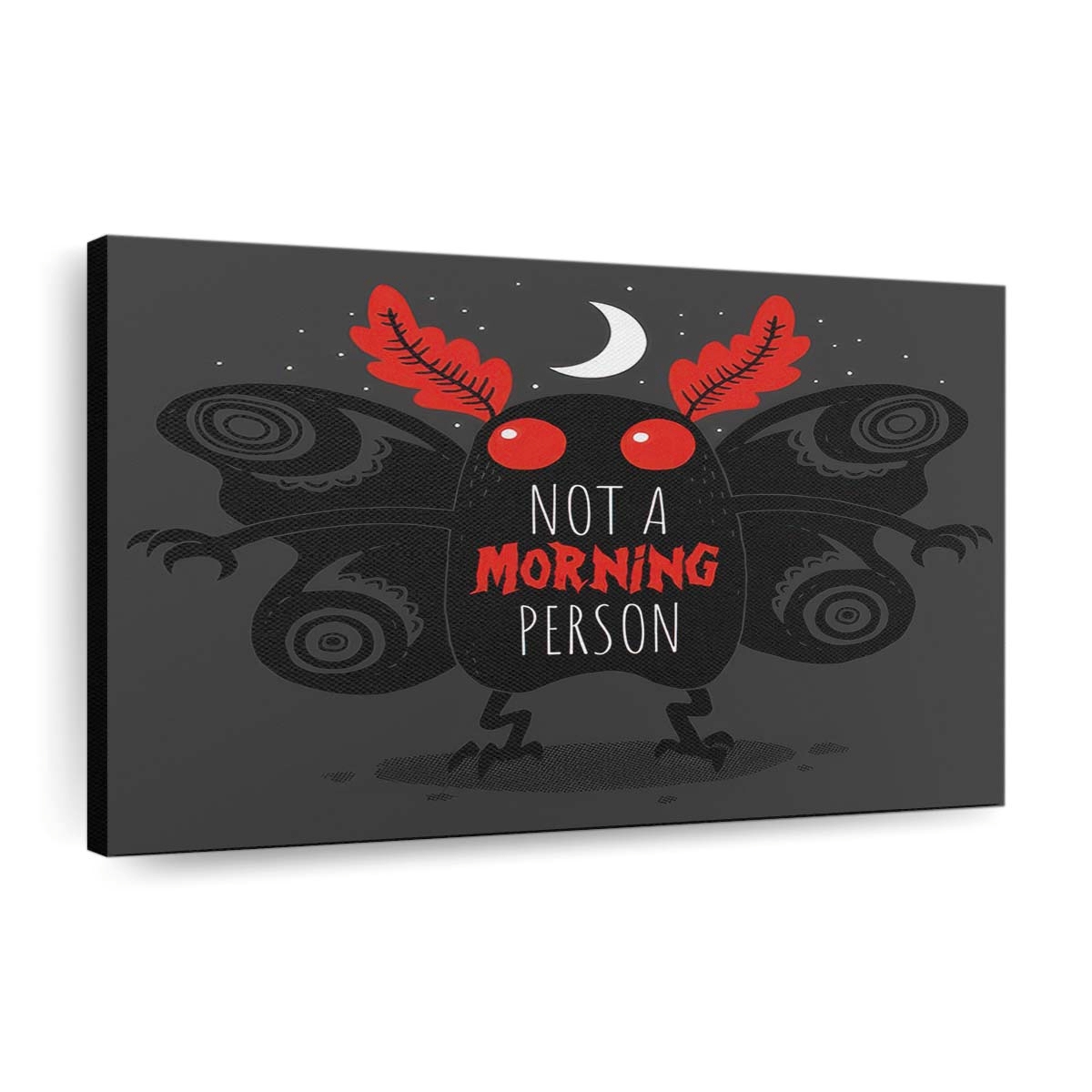 Kein Morgenmensch Leinwandbilder - Wanddeko not a morning person standard v2