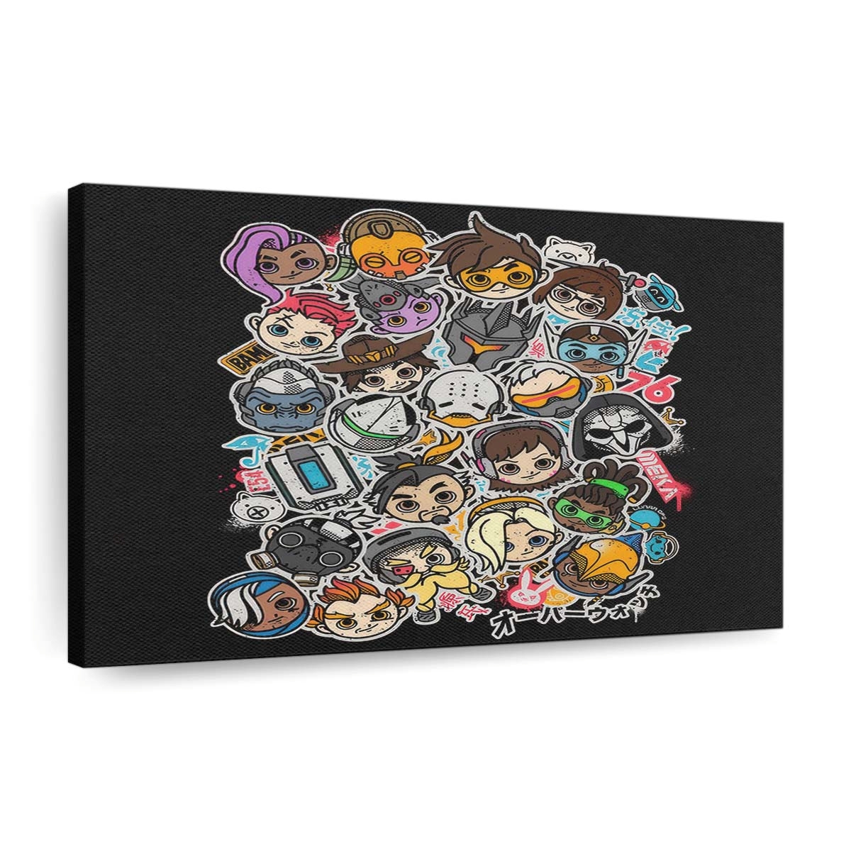 Overcute Helden Leinwandbilder - Wanddeko overcute heroes standard v2