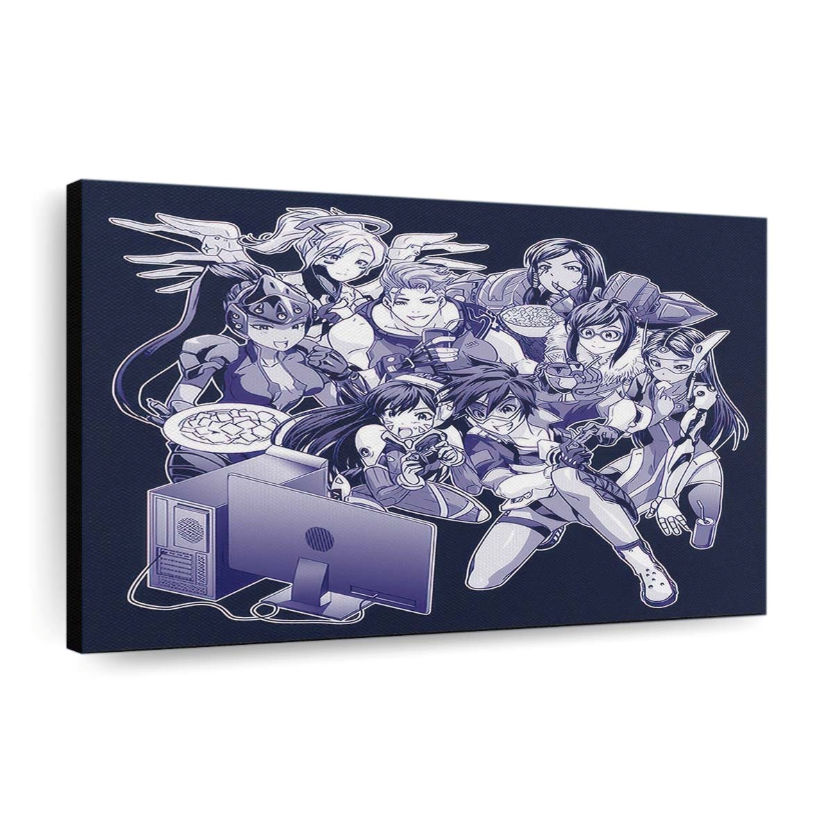 Übernächtigte Party Leinwandbilder - Wanddeko overnight party standard v2