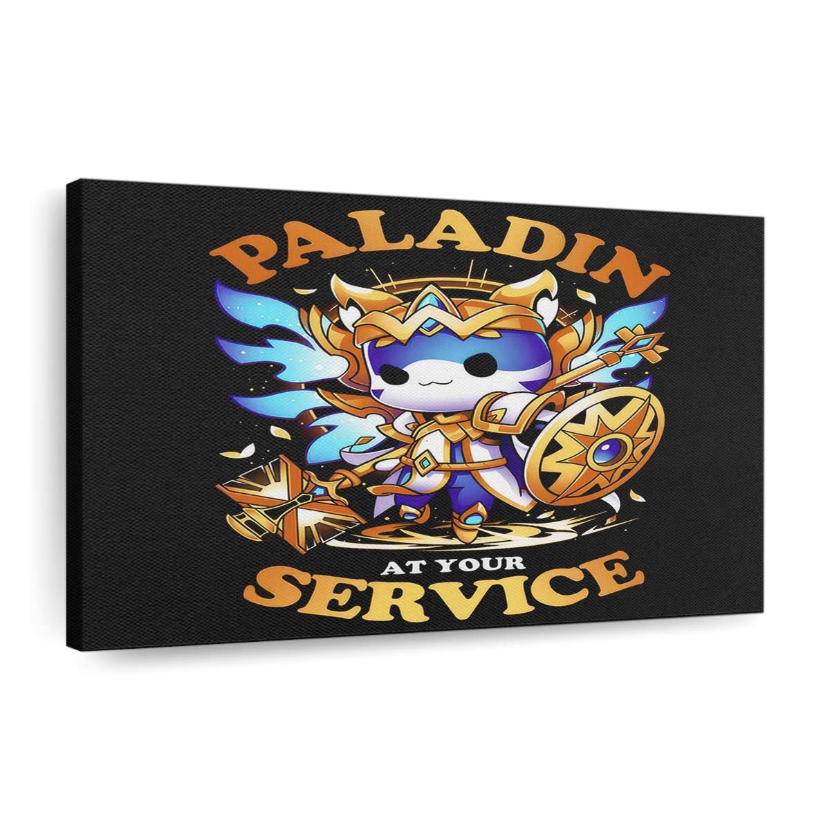 Paladin zu Ihren Diensten Leinwandbilder - Wanddeko paladin at your service standard v2
