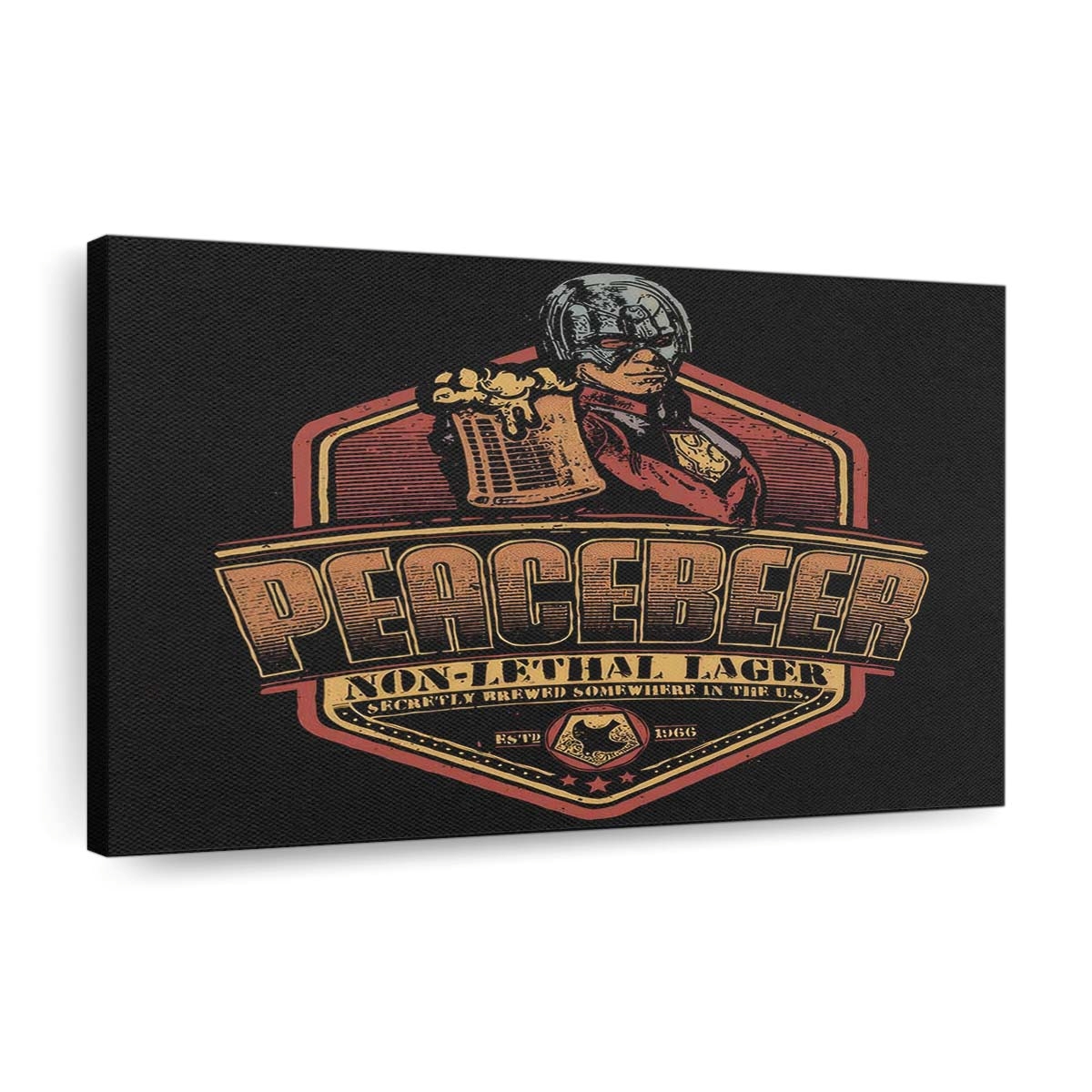 Friedensbier Leinwandbilder - Wanddeko peace beer standard v2