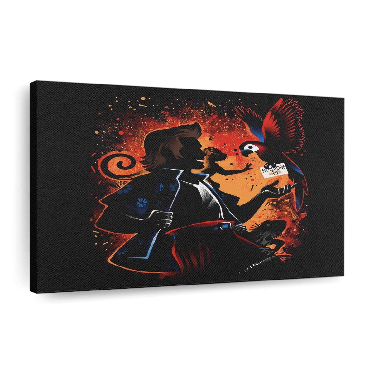 Haustier-Detektiv Leinwandbilder - Wanddeko pet detective standard v2