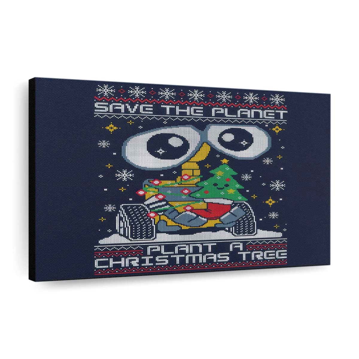 Pflanzen Sie einen Weihnachtsbaum Leinwandbilder - Wanddeko plant a christmas tree standard v2