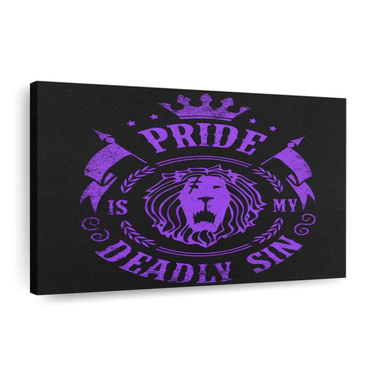 Stolz ist meine Sünde Leinwandbilder - Wanddeko pride is my sin standard v2