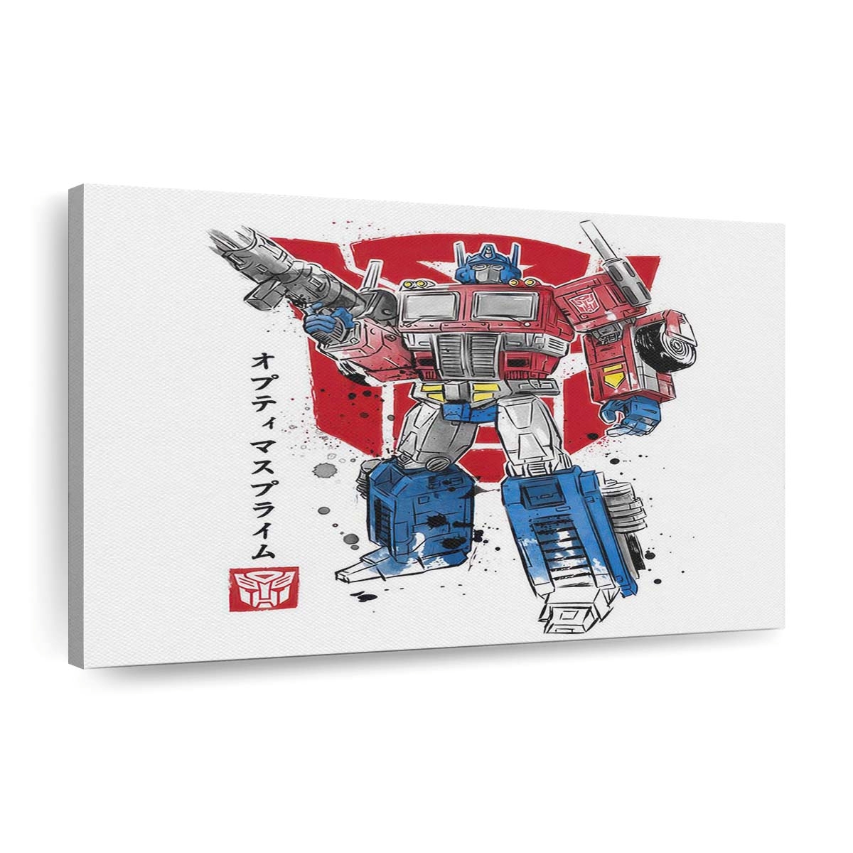 Primzahl Sumi-e Leinwandbilder - Wanddeko prime sumi e standard v2