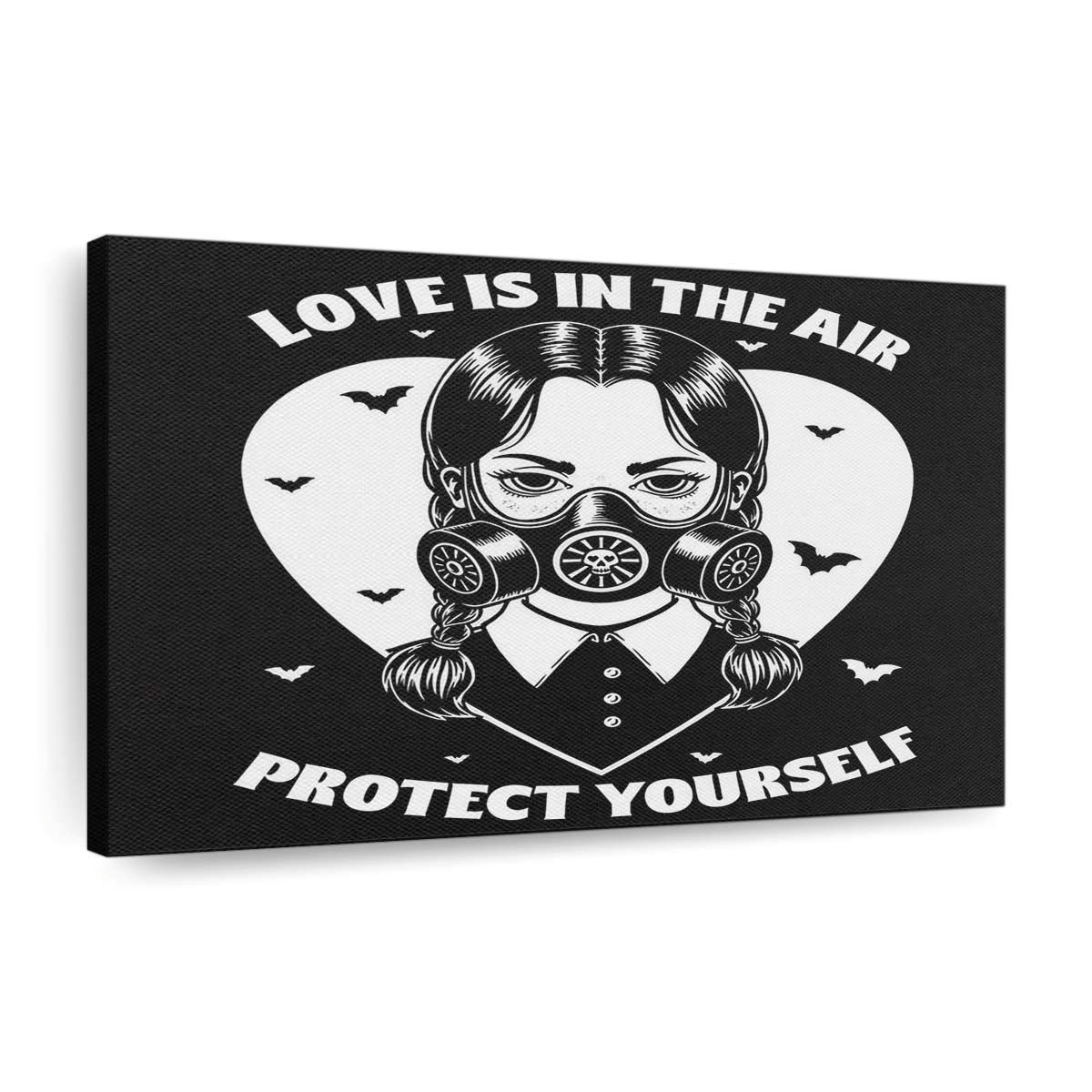 Beschütze dich selbst Leinwandbilder - Wanddeko protect yourself standard v2