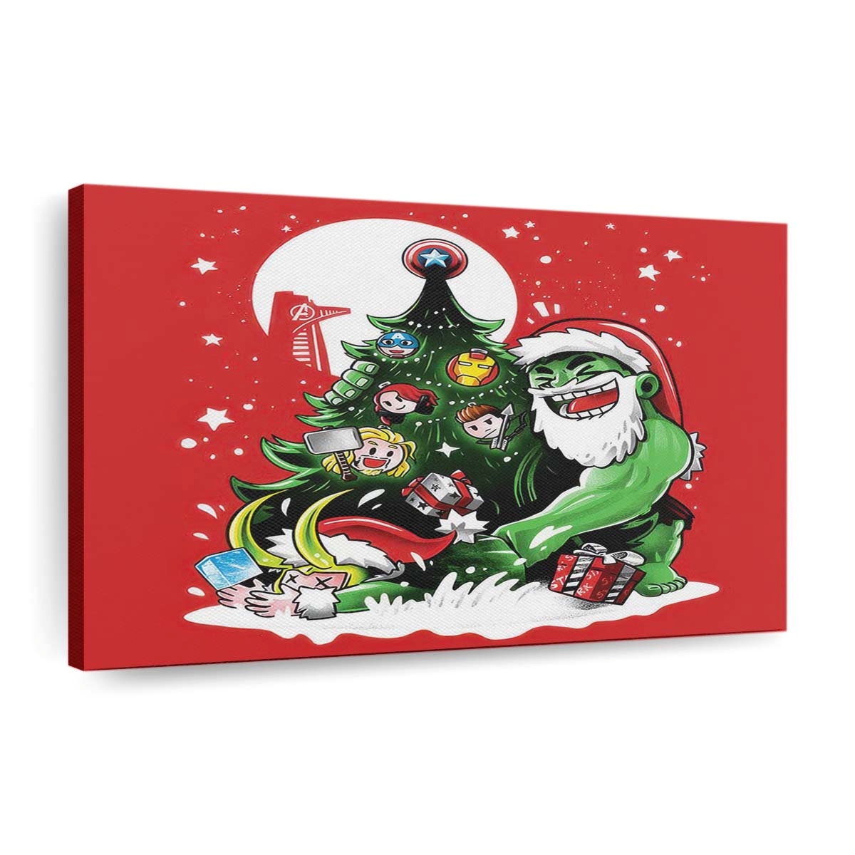 Puny God Weihnachten Leinwandbilder - Wanddeko puny god christmas standard v2