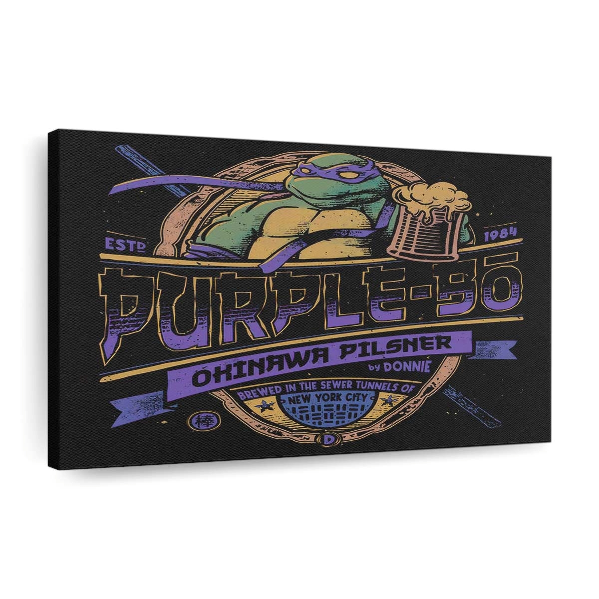 Lila Bo Leinwandbilder - Wanddeko purple bo standard v2