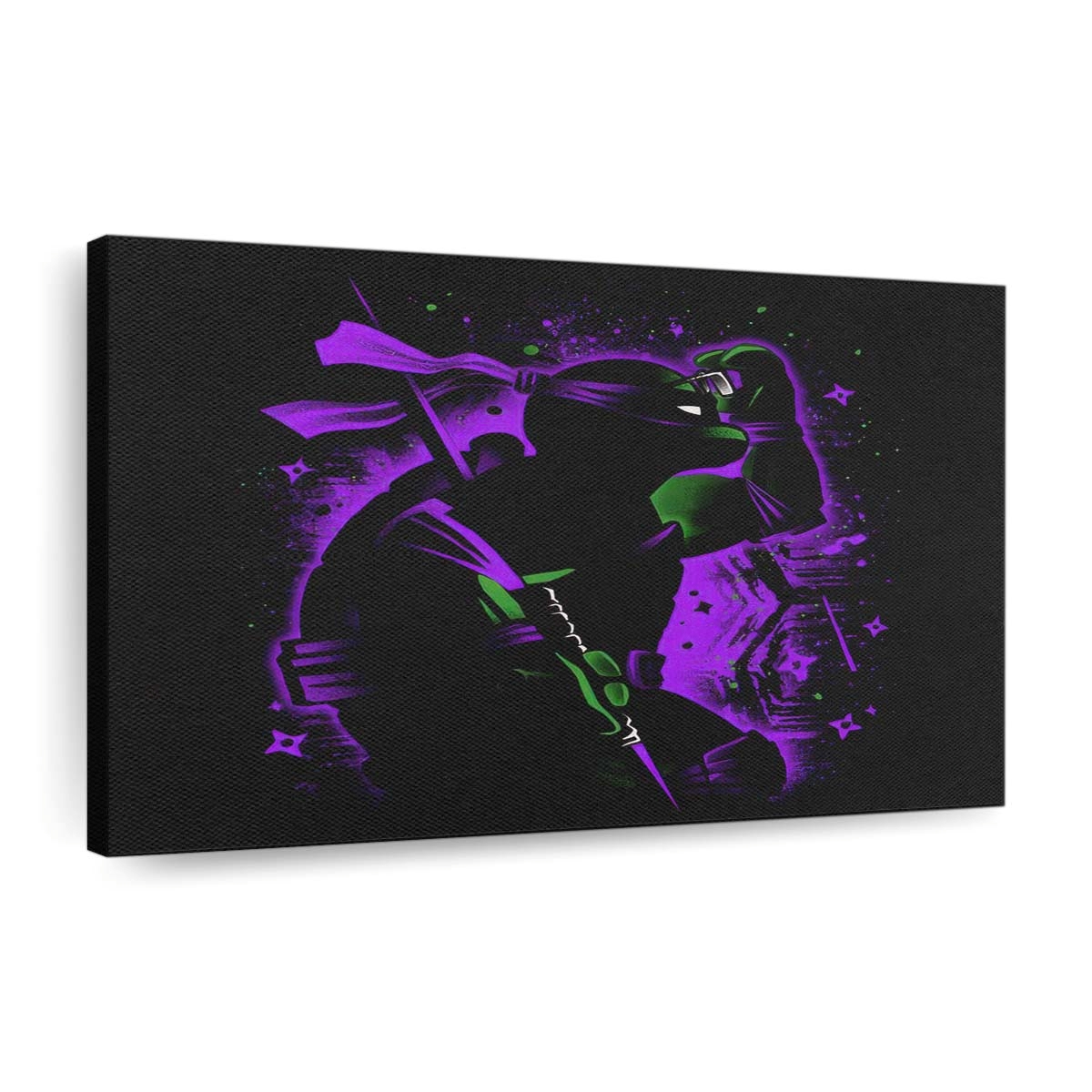 Lila Intellektueller Ninja Leinwandbilder - Wanddeko purple intellectual ninja standard v2