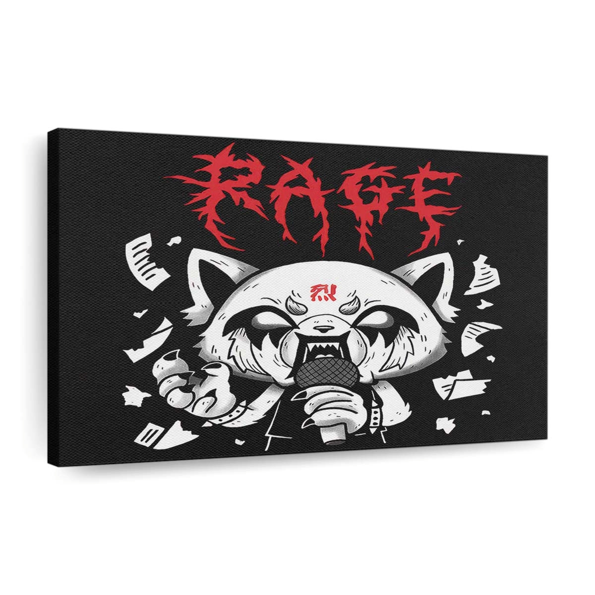 Wut-Stimmung Leinwandbilder - Wanddeko rage mood standard v2