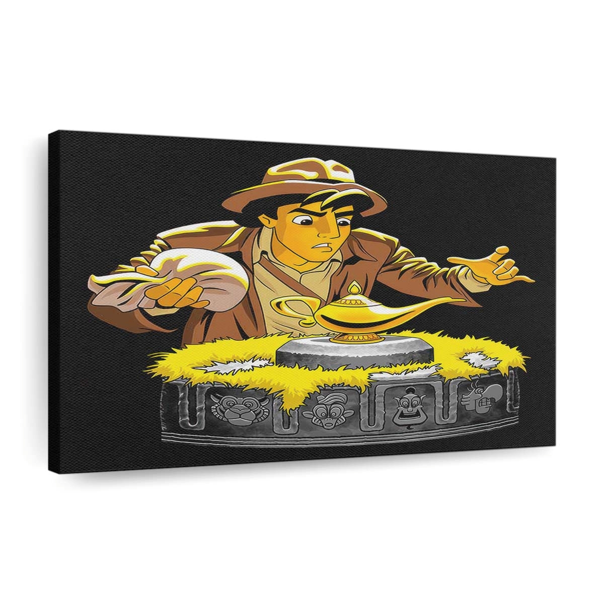 Raiders Of The Lost Lampe Leinwandbilder - Wanddeko raiders of the lost lamp standard v2
