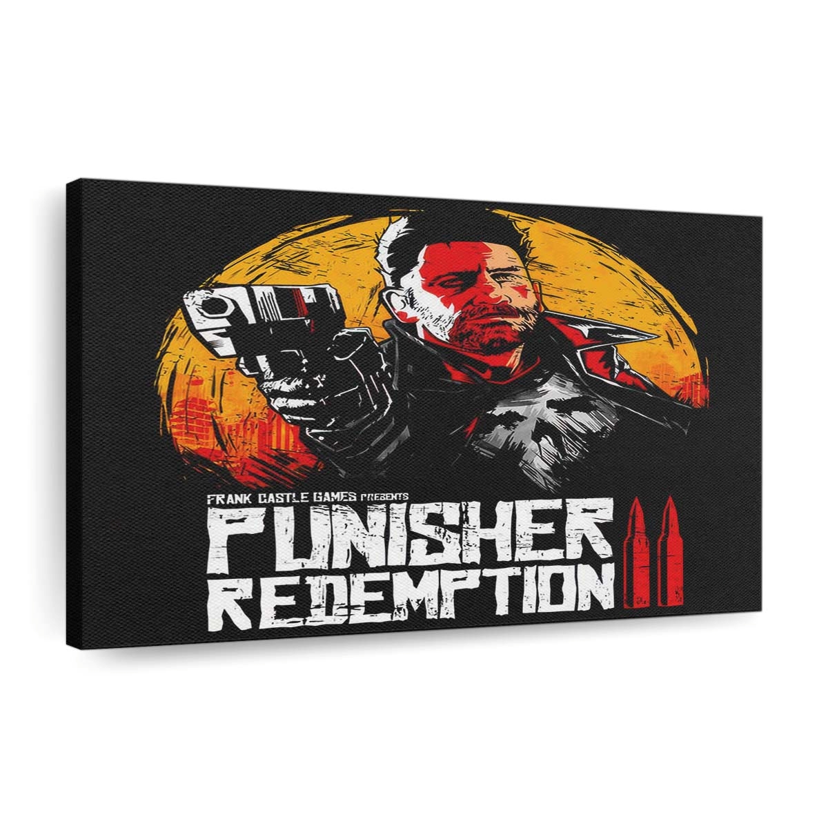 Rotes Schloss Redemption Leinwandbilder - Wanddeko red castle redemption standard v2