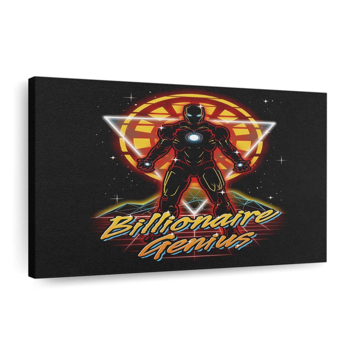 Retro Milliardär Genie Leinwandbilder - Wanddeko retro billionaire genius standard v2