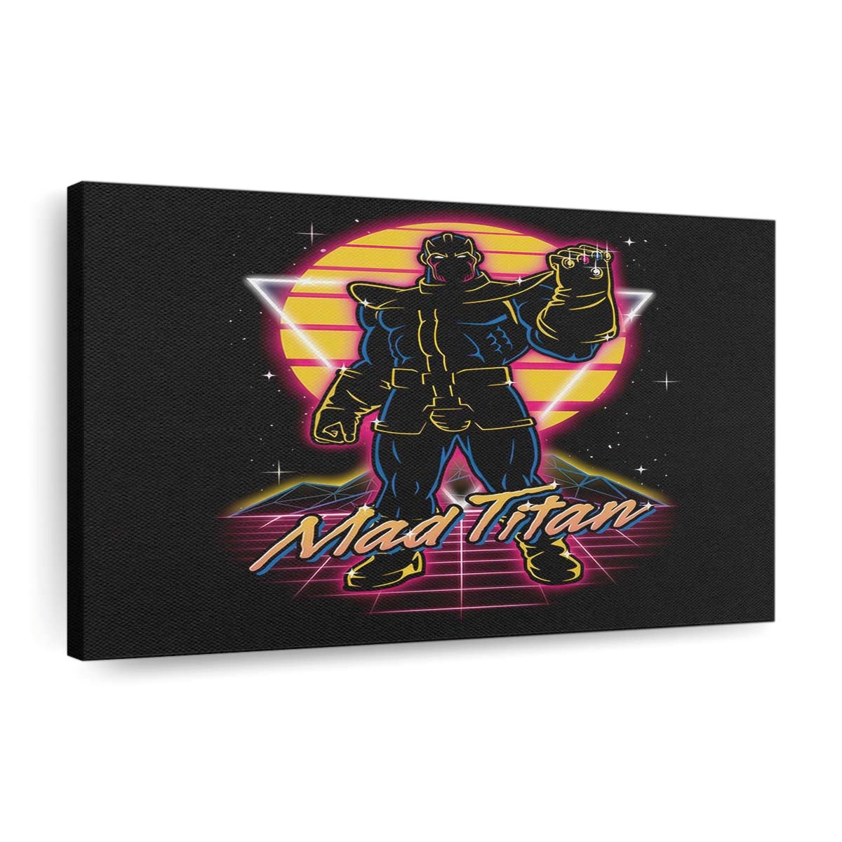 Retro Verrückter Titan Leinwandbilder - Wanddeko retro mad titan standard v2