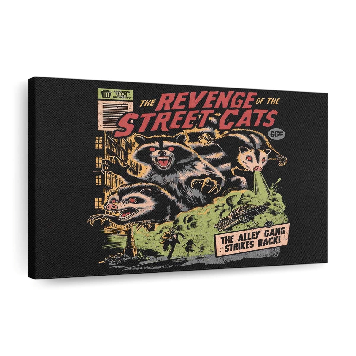 Die Rache der Straßenkatzen Leinwandbilder - Wanddeko revenge of the street cats standard v2