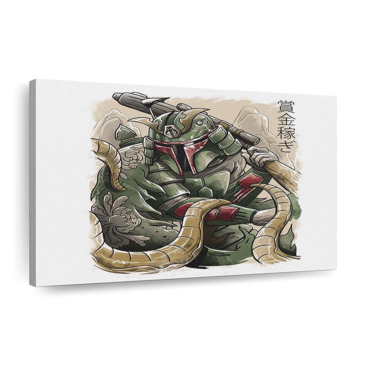 Samurai-Jäger Leinwandbilder - Wanddeko samurai hunter standard v2