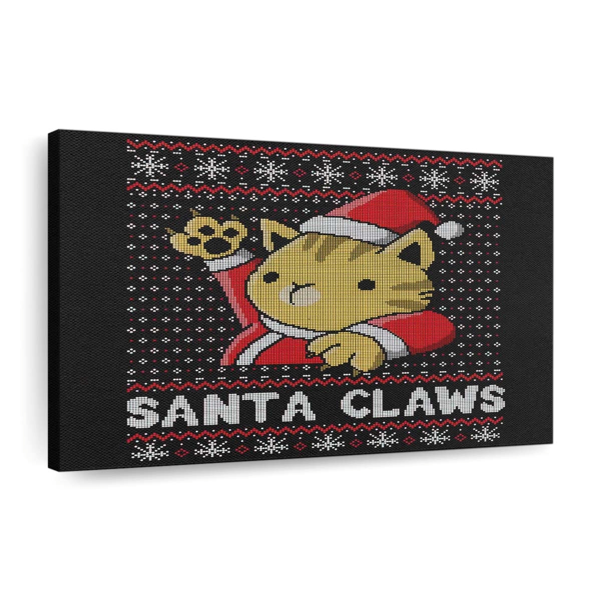 Weihnachtsmann Krallen Leinwandbilder - Wanddeko santa claws standard v2