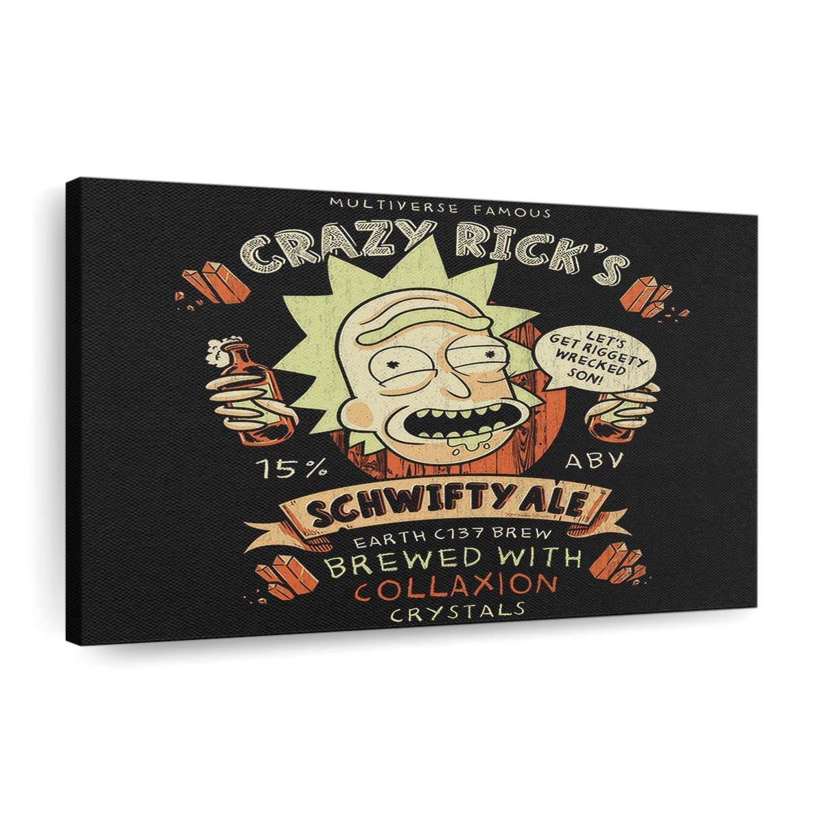 Schwifty Ale Leinwandbilder - Wanddeko schwifty ale standard v2