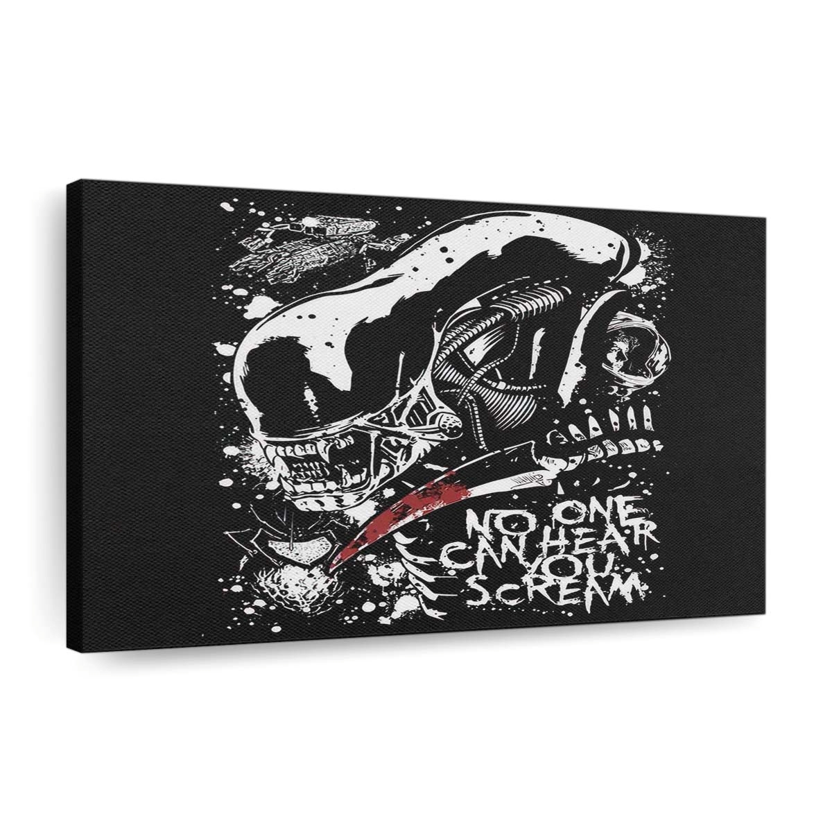 Schreien im Weltraum Leinwandbilder - Wanddeko screaming in space standard v2