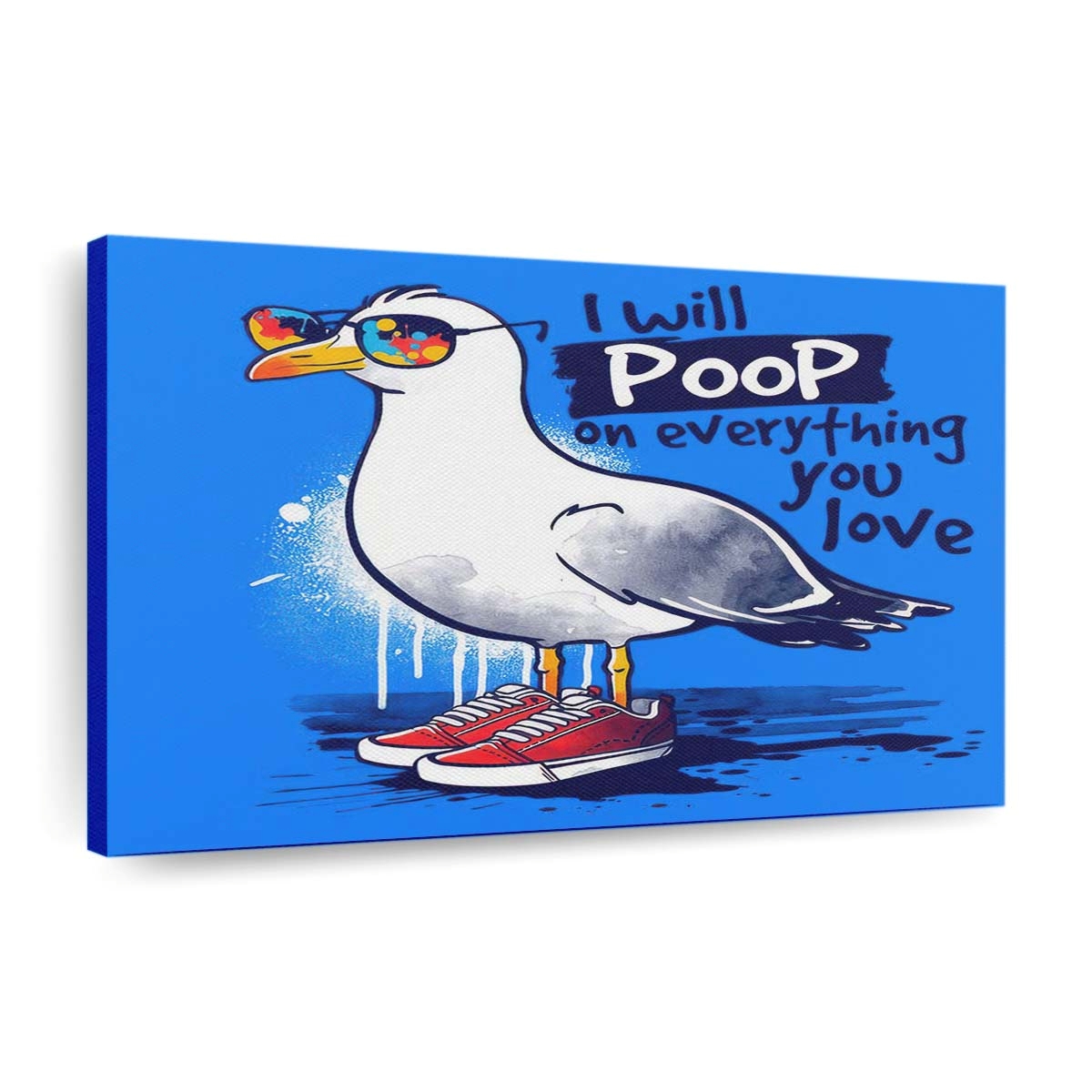 Seemöwe Liebe Leinwandbilder - Wanddeko seagull love standard v2