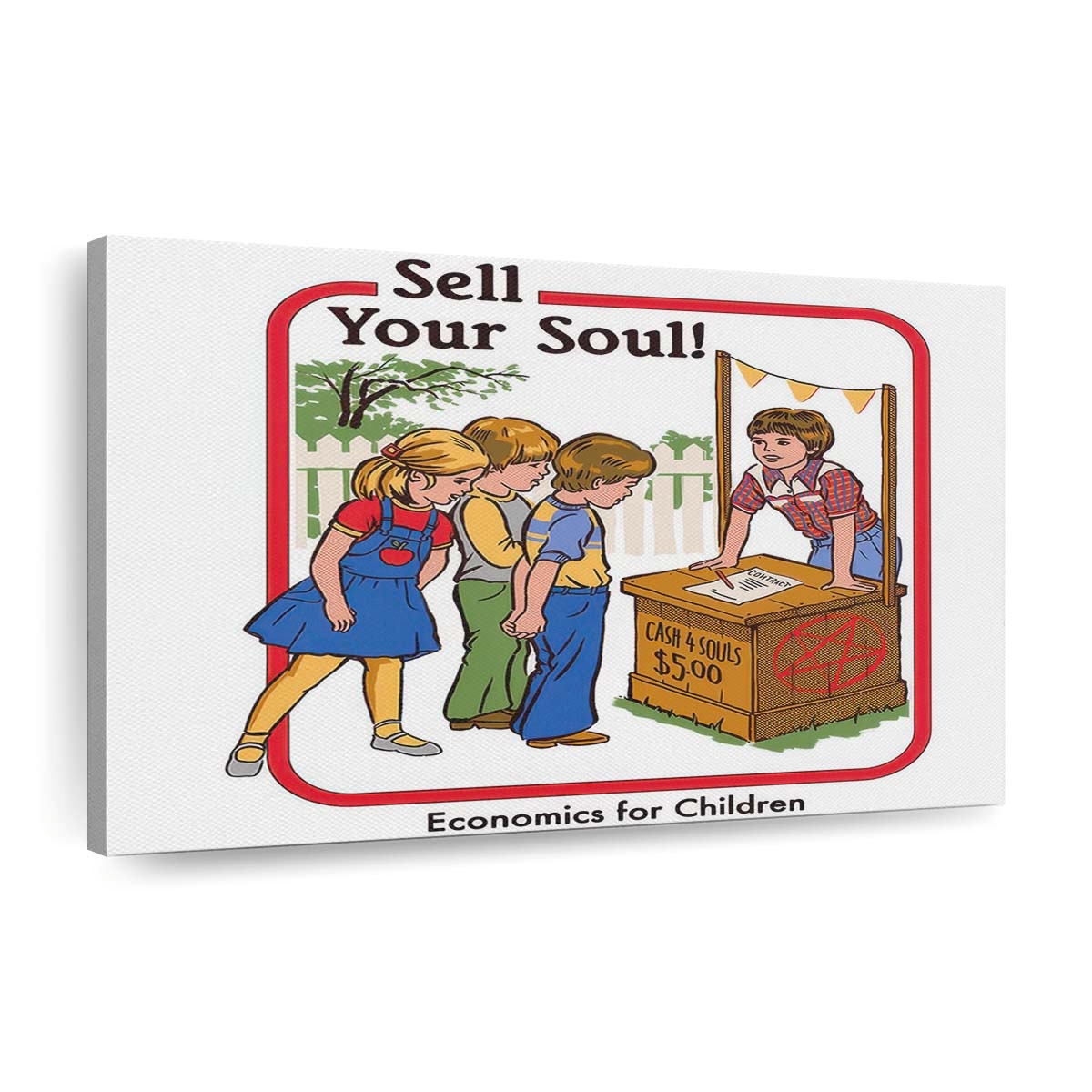 Verkaufe deine Seele Leinwandbilder - Wanddeko sell your soul standard v2