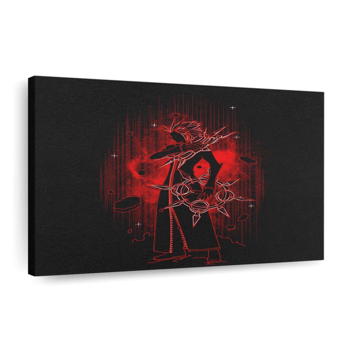 Schatten der Flammen Leinwandbilder - Wanddeko shadow of the flames standard v2