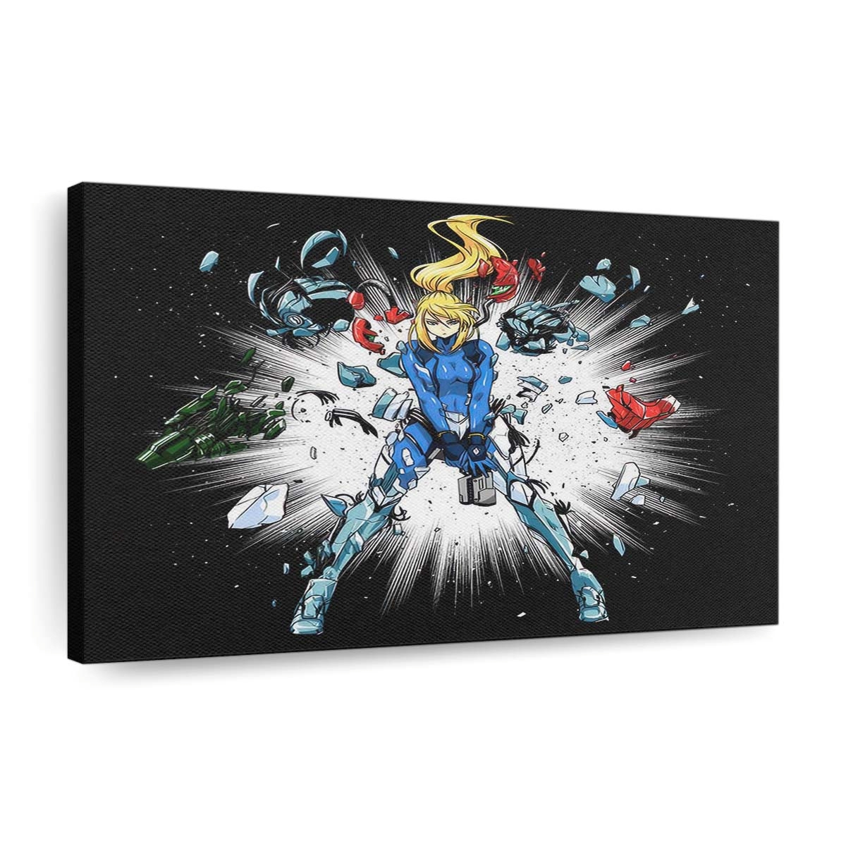 Zerschmettert Leinwandbilder - Wanddeko shattered standard v2