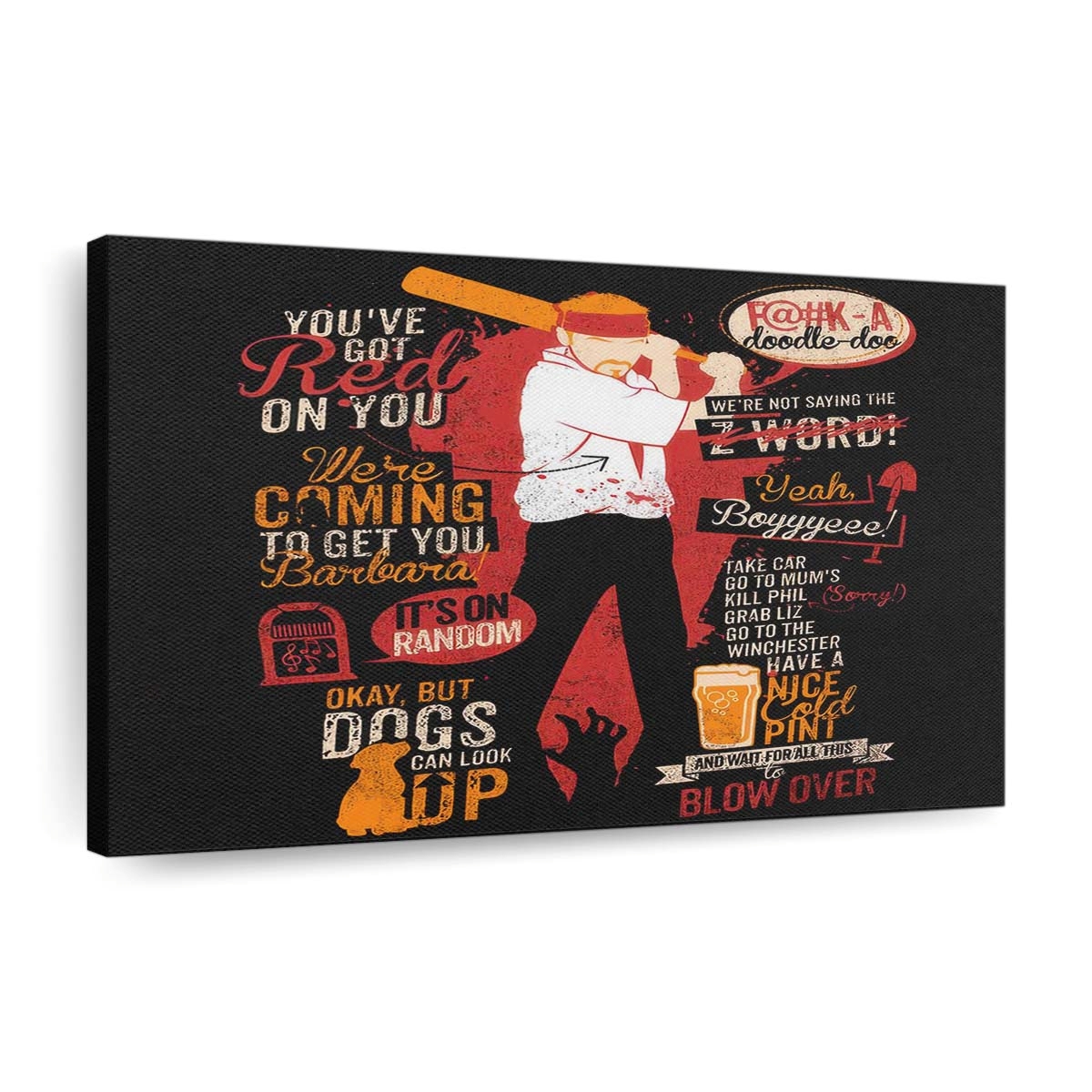 Shaun-Zitate Leinwandbilder - Wanddeko shaun quotes standard v2