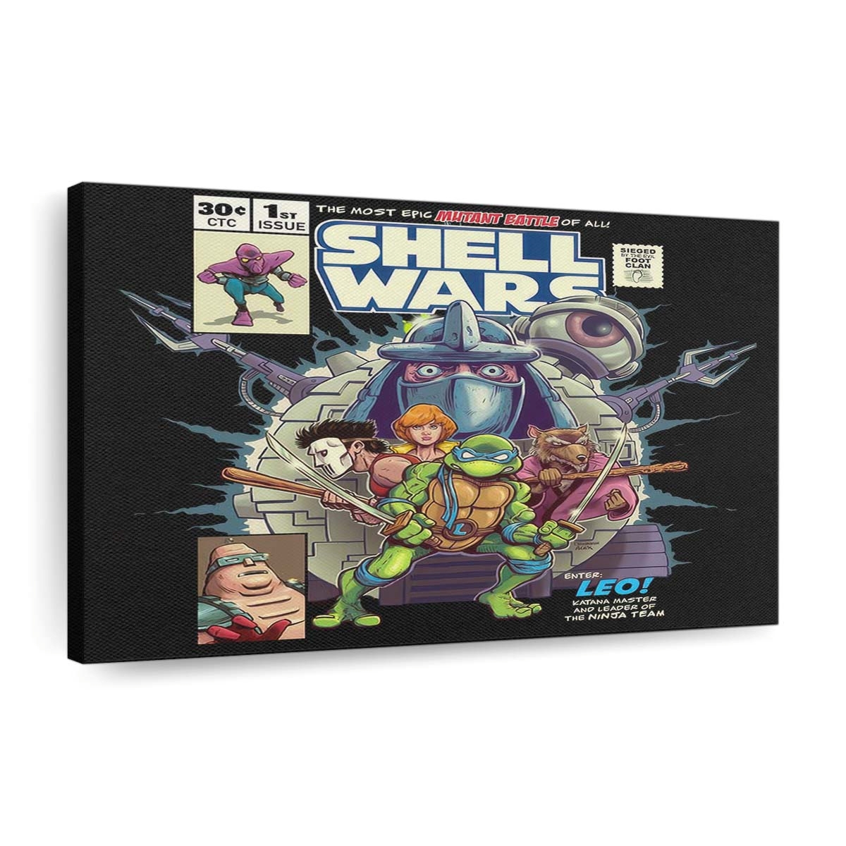 Muschelkriege Leinwandbilder - Wanddeko shell wars standard v2