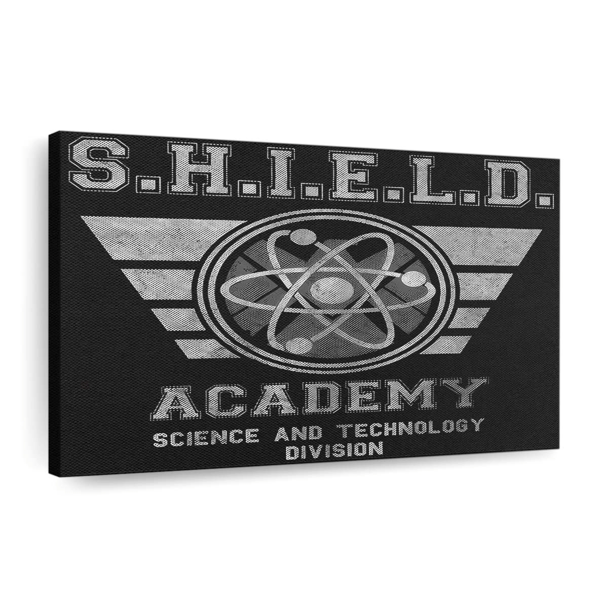 Schild-Akademie Leinwandbilder - Wanddeko shield academy standard v2
