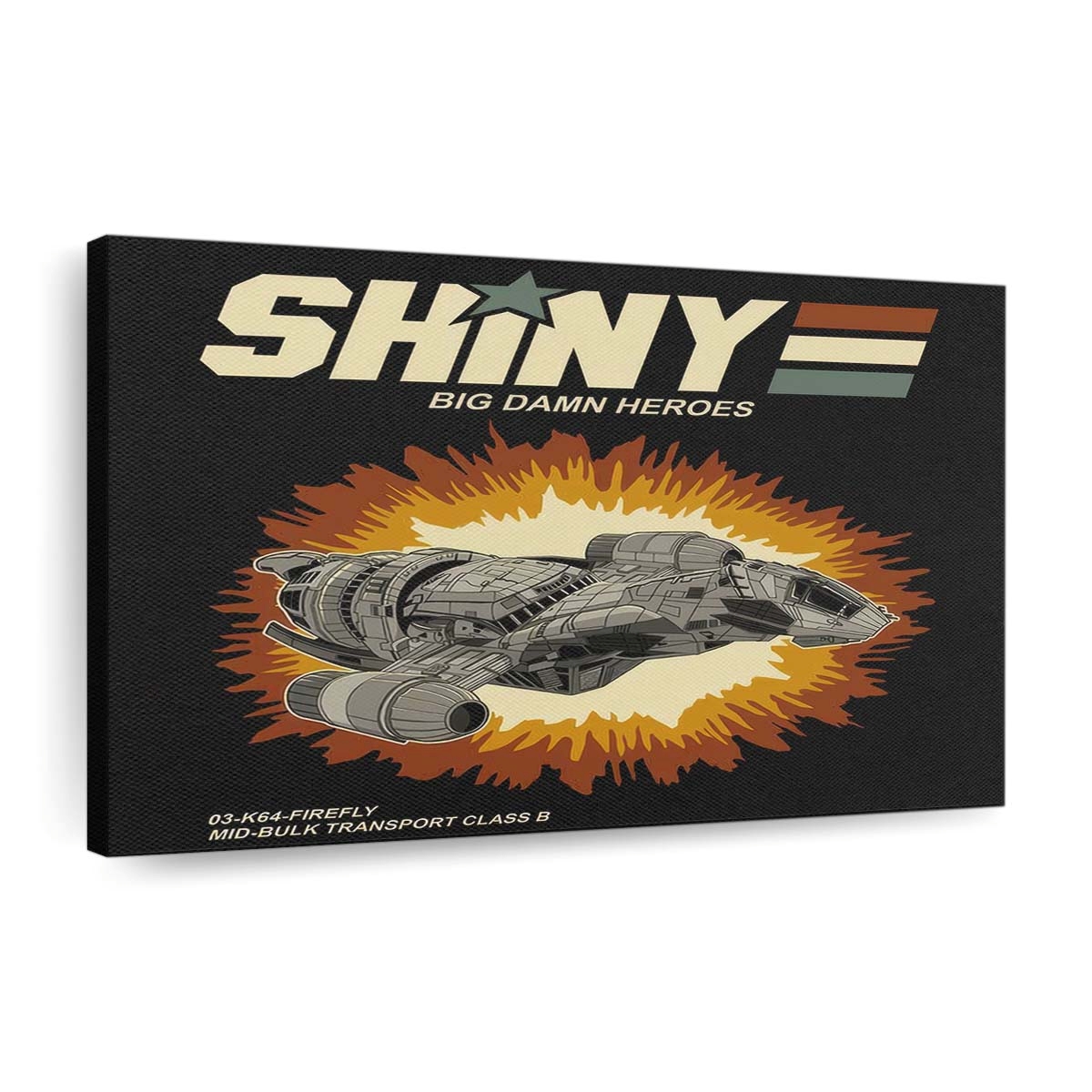 Glänzende Helden Leinwandbilder - Wanddeko shiny heroes standard v2