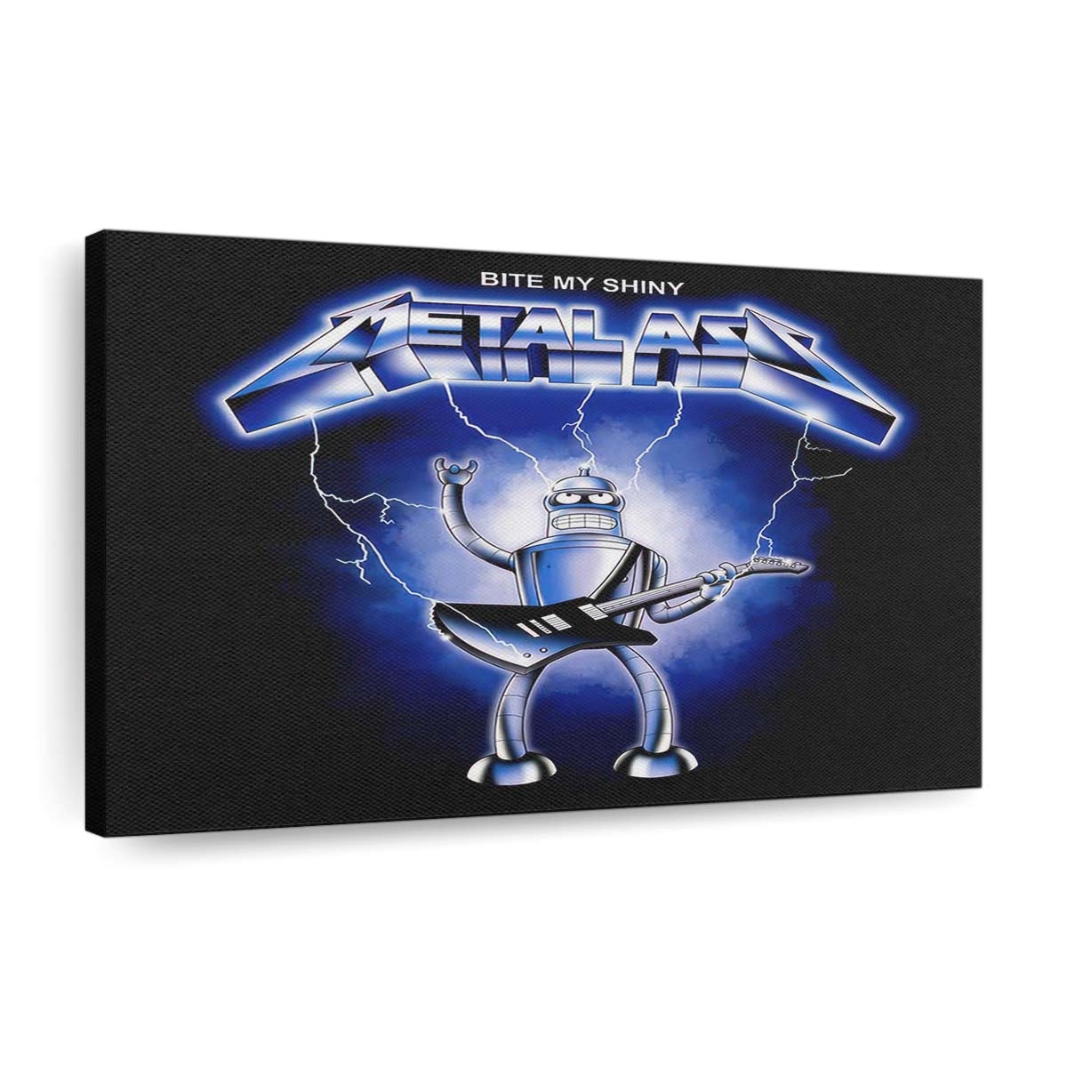 Glänzendes Metall Leinwandbilder - Wanddeko shiny metal standard v2