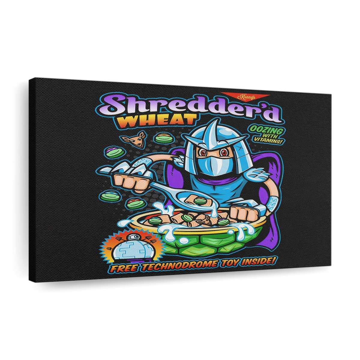 Geschredderter Weizen Leinwandbilder - Wanddeko shreddered wheat standard v2