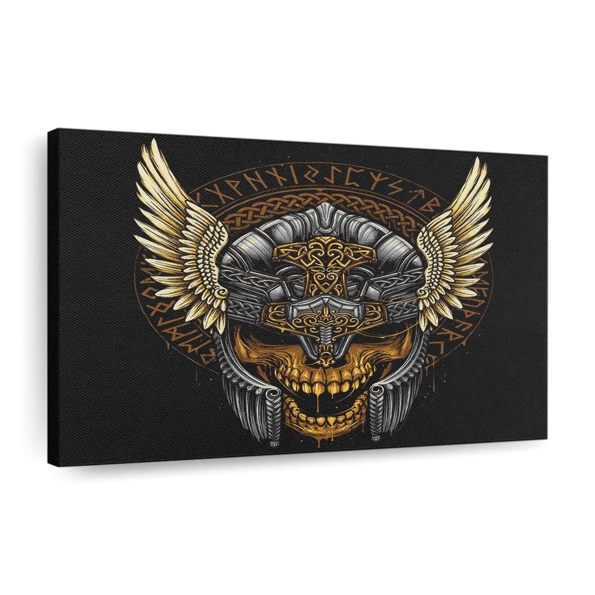 Schädel des Donners Leinwandbilder - Wanddeko skull of thunder standard v2