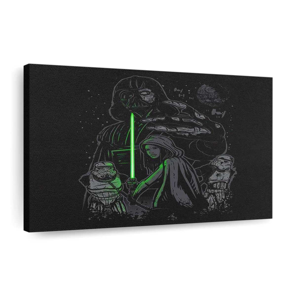 Himmelsstürmende Tote Leinwandbilder - Wanddeko skywalking dead standard v2