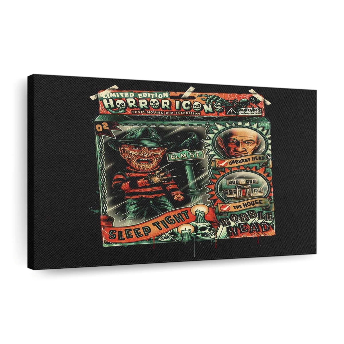 Schlaf gut Bobble Leinwandbilder - Wanddeko sleep tight bobble standard v2