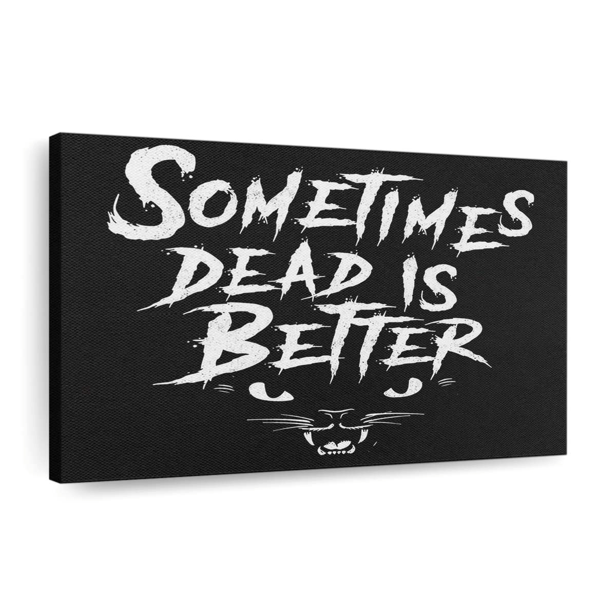 Manchmal besser Leinwandbilder - Wanddeko sometimes better standard v2