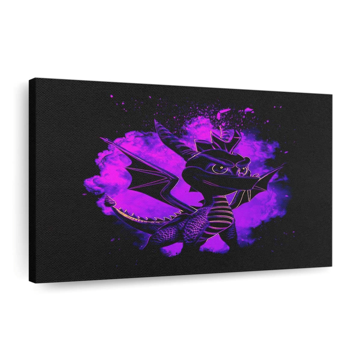 Seele des feurigen Drachen Leinwandbilder - Wanddeko soul of the fiery dragon standard v2