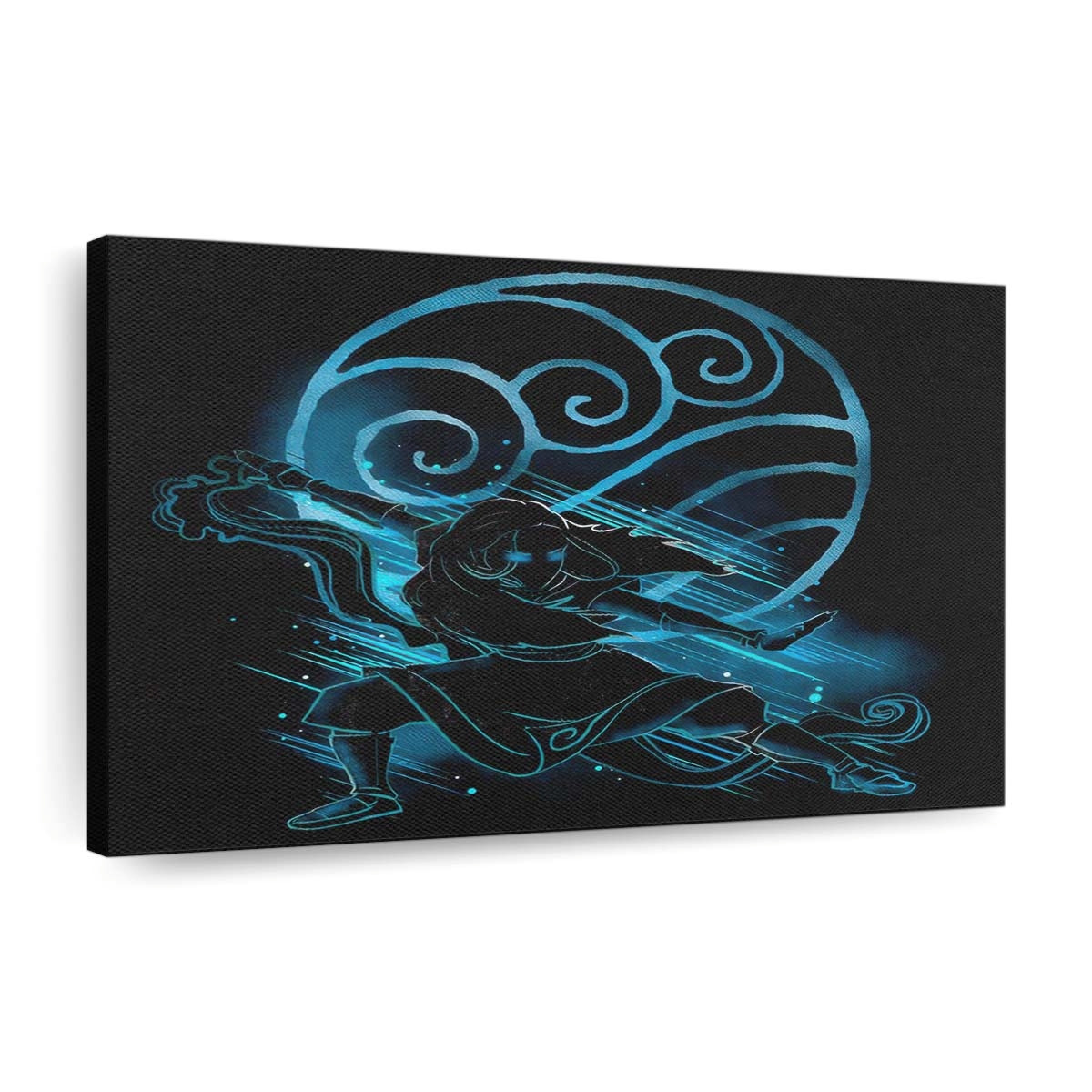 Der Wasserbändiger Leinwandbilder - Wanddeko the water bender standard v2