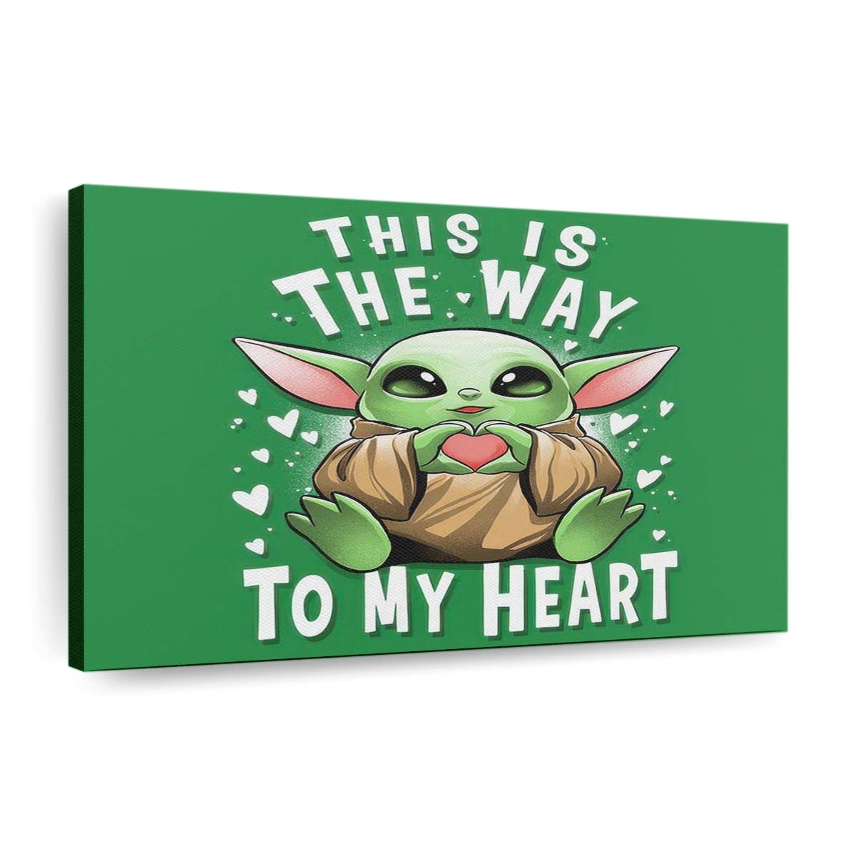 Der Weg zum Herzen Leinwandbilder - Wanddeko the way to the heart standard v2