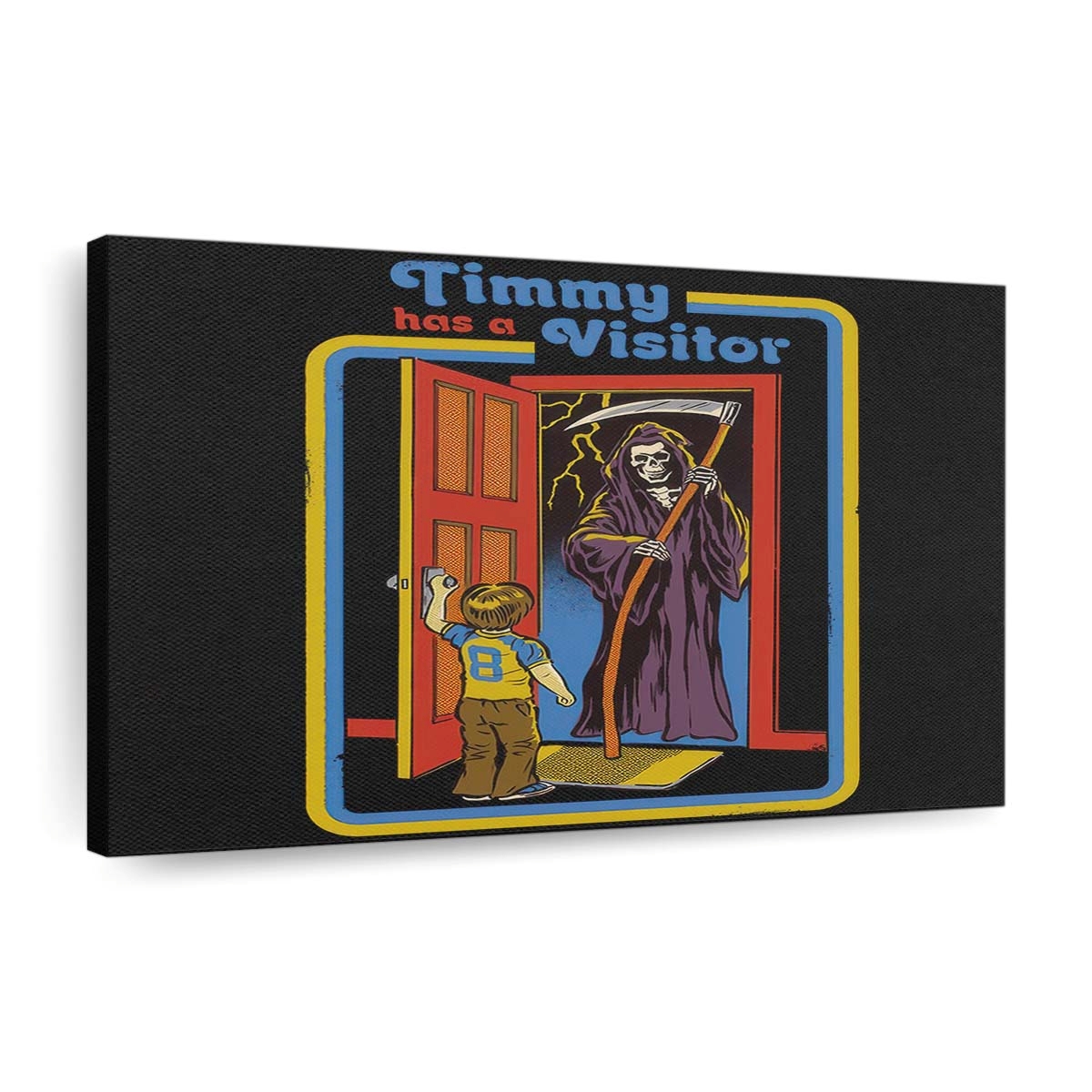 Timmy hat einen Besucher Leinwandbilder - Wanddeko timmy has a visitor standard v2