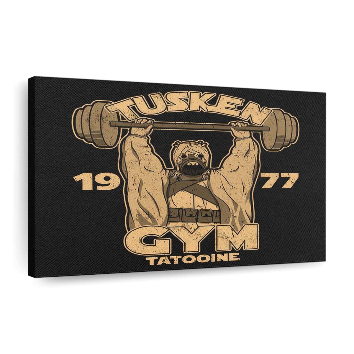 Tusken-Turnhalle Leinwandbilder - Wanddeko tusken gym standard v2