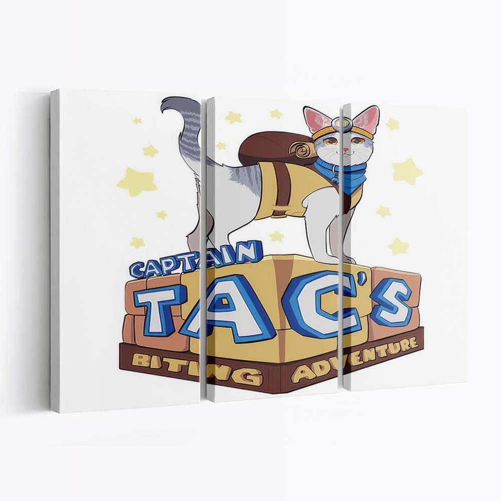 Kapitän Tac Leinwandbilder - Wanddeko captain tac standard v2