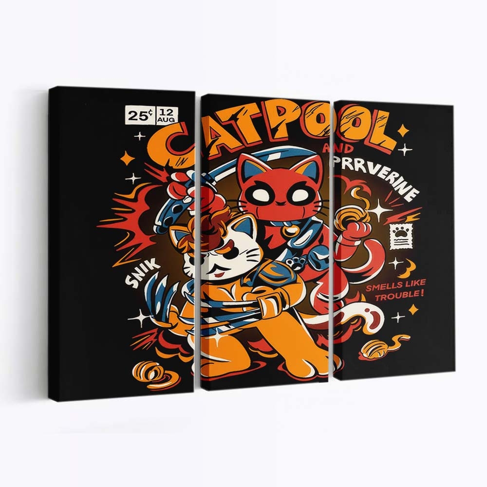 Katzenpool Leinwandbilder - Wanddeko catpool standard v2