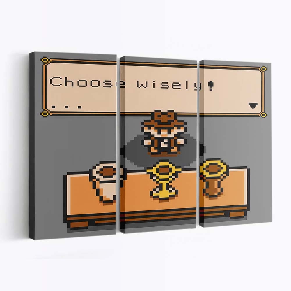 Wähle deinen Gral Leinwandbilder - Wanddeko choose your grail standard v2