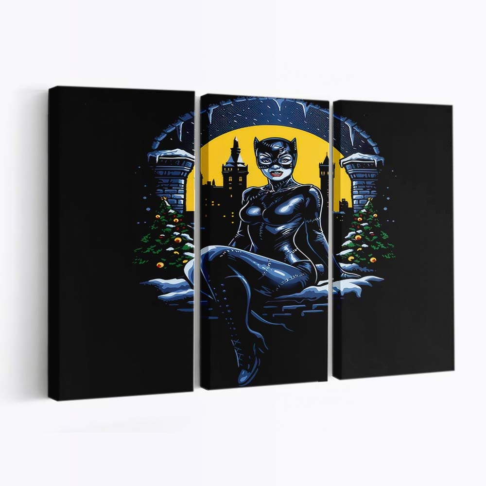 Weihnachten Kitty Leinwandbilder - Wanddeko christmas kitty standard v2