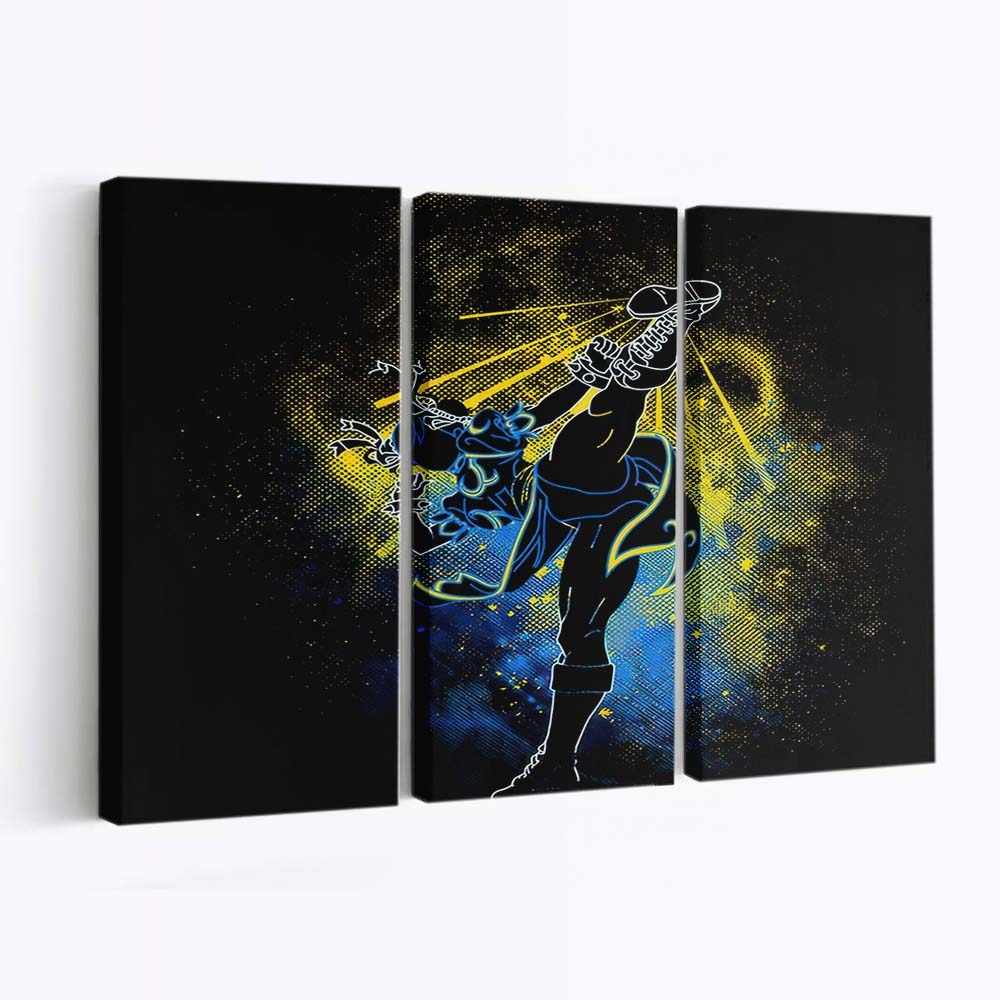 Chun Li Kunst Leinwandbilder - Wanddeko chun li art standard v2