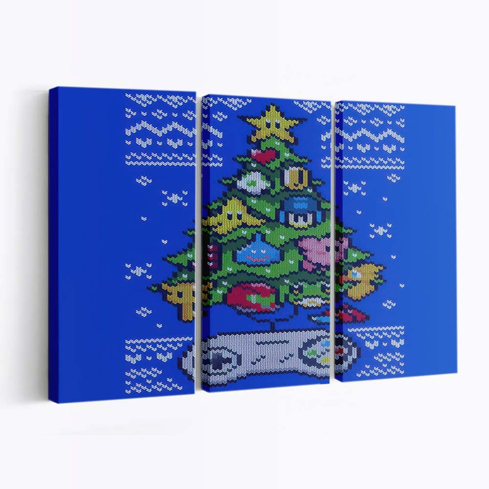 Klassisches Spiel Weihnachten Leinwandbilder - Wanddeko classic gaming christmas standard v2