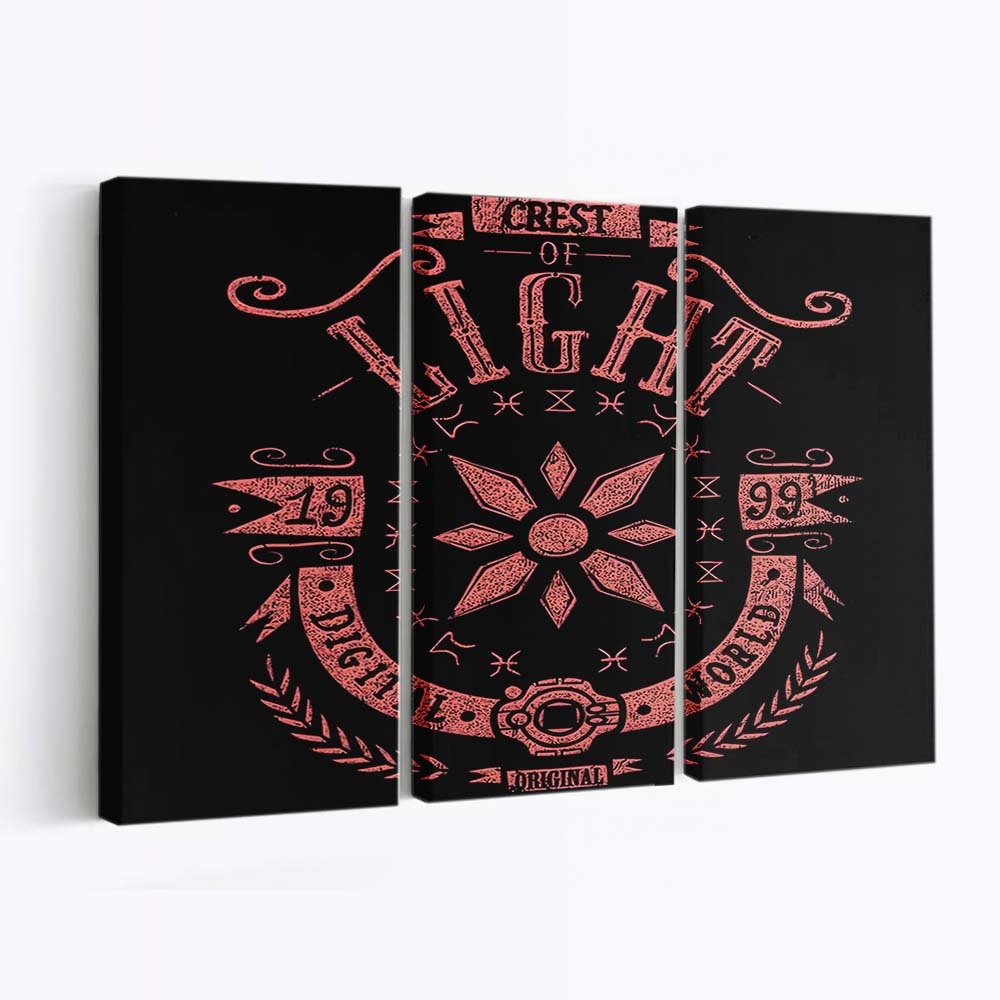 Digitales Licht Leinwandbilder - Wanddeko digital light standard v2